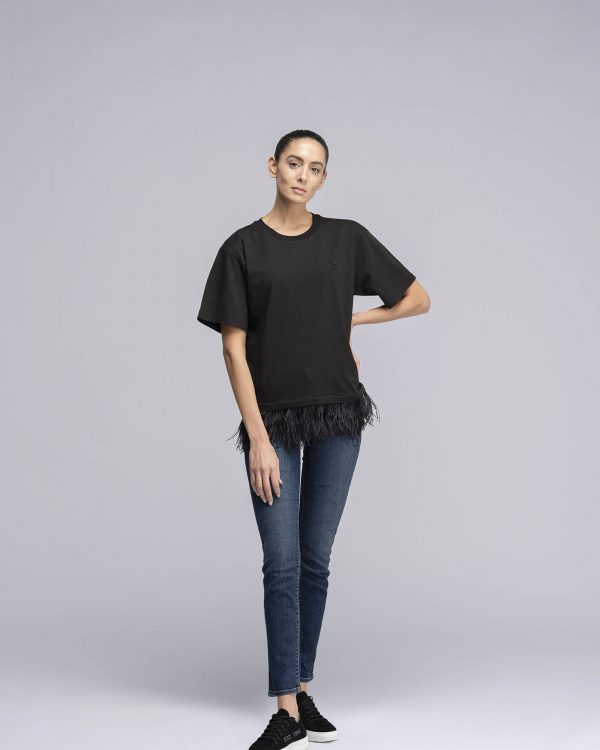 T-shirt con decorazione