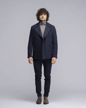 Cappotto Doppiopetto blu